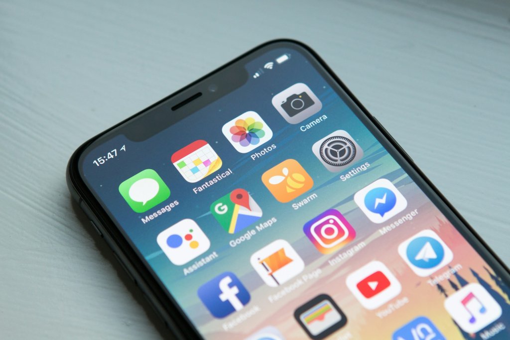 Aplicación móvil en smartphone